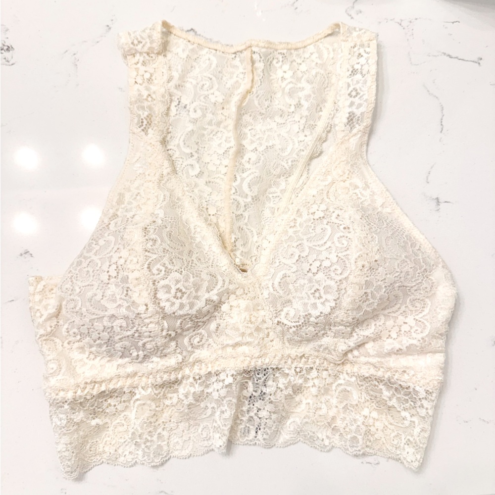 Soma - Lace Racerback Bralette - Size Small